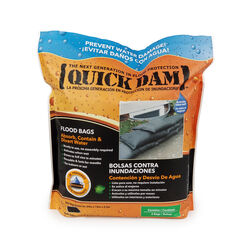 Quick Dam Flood Bags 3.5 in. H X 12 in. W X 24 in. L Sandless Sandbags 6 pk