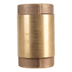 Campbell 2 in. D X 2 in. D Red Brass Spring Loaded Check Valve