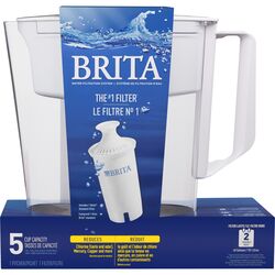 Brita Soho 5 White Pitcher