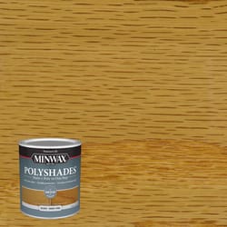 Minwax PolyShades Semi-Transparent Gloss Honey Pine Oil-Based Stain 1 qt