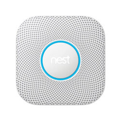 Google Nest Hard-Wired w/Battery Back-up Split-Spectrum Smoke and Carbon Monoxide Detector w/Wi-Fi