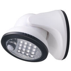 Fulcrum Light It Motion-Sensing Battery Powered LED White Porch Light