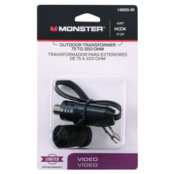 Monster Cable Just Hook It Up Cable F Matching Video Transformer 1 pk