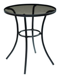 Living Accents 1 pc Black Steel Bistro Table