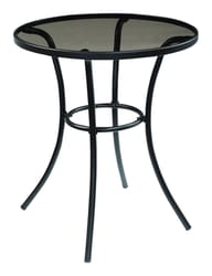 Living Accents 1 pc Black Steel Bistro Table