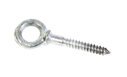 Baron 3/8 in. S X 2-1/2 in. L Hot Dipped Galvanized Steel Lag Thread Eyebolt Nut Included
