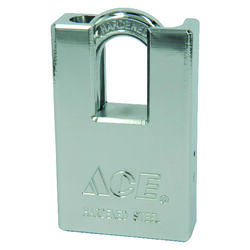 Ace 1-13/16 in. H X 2 in. W X 3/4 in. L Steel Double Ball Locking Shrouded Shackle Padlock 1 p