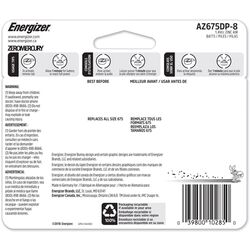 Energizer Zinc Air 675 1.4 V Hearing Aid Battery 8 pk