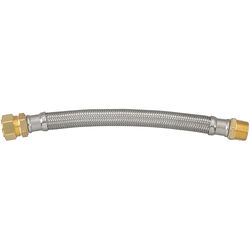 Ace 7/8 in. Compression T X 3/4 in. D MIP 18 in. Braided Stainless Steel Water Heater Supply