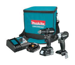 Makita LXT 18 V Cordless Brushless 2 Drill/Driver and Impact Driver Kit