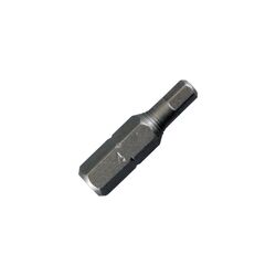 Best Way Tools Hex Hex 4 mm S X 1 in. L Tamper-Proof Security Bit Carbon Steel 1 pc