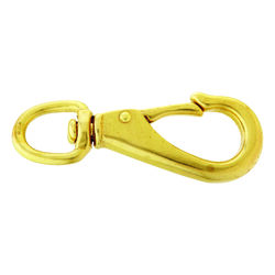 Campbell Chain 3/4 in. D X 4-1/2 in. L Polished Bronze Quick Snap 140 lb