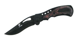 Frost Cutlery Little Apache Warrior Black Stainless Steel 6-1/2 in. Tactical Folder Pocket Knife