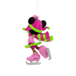 Hallmark Multicolored Minnie Mouse Skating Ornament