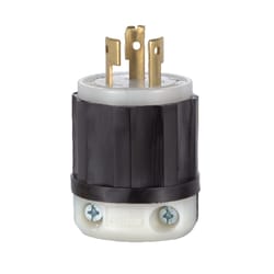 Leviton Industrial Nylon Non-Grounding Plug Non-NEMA 16-10 AWG 3 Pole 3 Wire Boxed