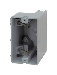 Madison Electric Smart Box 3.75 in. Rectangle PVC Electrical Box Gray