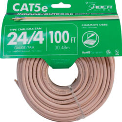 Southwire 100 ft. 24/4 Solid Audio 5e Riser Wire