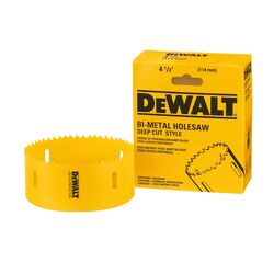 DeWalt 4-1/2 in. Bi-Metal Hole Saw 1 pc