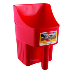 Little Giant Plastic Red 3 qt Feed Scoop