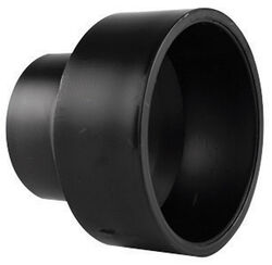 Charlotte Pipe 2 in. Hub T X 3 in. D Hub ABS Coupling
