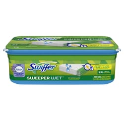 Swiffer Sweeper 8 in. W X 10 in. L Wet Cloth Mop Pad 24 pk