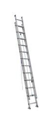 Werner 24 ft. H X 17.33 in. W Aluminum Extension Ladder Type 1 250 lb