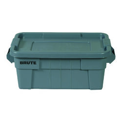 Rubbermaid BRUTE 10.7 in. H X 16.5 in. W X 27.9 in. D Stackable Storage Tote