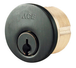 Ace Y1 Bronze Bronze Mortise Cylinder Keyed Alike