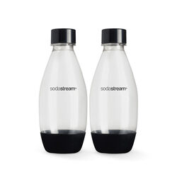 SodaStream Clear 0.5 L Carbonator Bottle 2 pk