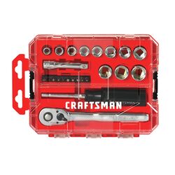 Craftsman 3/8 in. drive S Metric 6 Point Nano Mechanic's Tool Set 24 pc