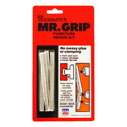 Woodmate Mr. Grip 1/2 in. D X 4 in. L Steel Screw Hole Repair Kit 1 pk