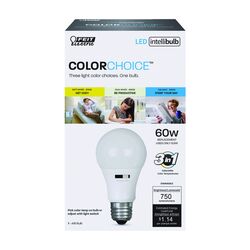Feit Electric acre Intellibulb COLORCHOICE A19 E26 (Medium) LED Bulb Warm White 60 Watt Equivalence