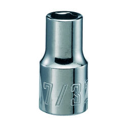 Craftsman 7/32 in. S X 1/4 in. drive S SAE 6 Point Standard Shallow Socket 1 pc