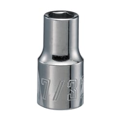 Craftsman 7/32 in. S X 1/4 in. drive S SAE 6 Point Standard Shallow Socket 1 pc