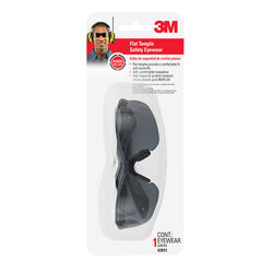 3M Safety Glasses Gray Black/Gray 1 pc