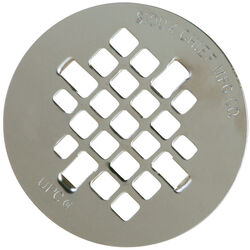 Sioux Chief 4-14 in. Chrome Stainless Steel Shower Drain Strainer