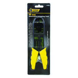 Steel Grip 8 in. 4 Way Electrical Crimping Tool Yellow 1 pk