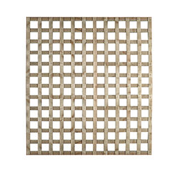 Suntrellis Georgian Square 8 ft. W X 4 ft. L Lattice Panel