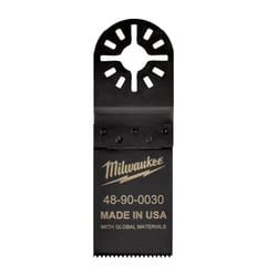 Milwaukee 1.25 in. S X 3-3/4 in. L High Carbon Steel Hard Point Hard Point Multi-Tool Blade For