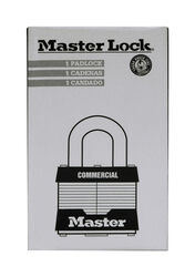 Master Lock 1.75 in. H X 1.75 in. W X 1-3/4 in. L Laminated Steel Dual Ball Bearing Locking Pa