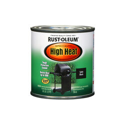 Rust-Oleum Specialty Satin BBQ Black Oil-Based High Heat Enamel 0.5 pt