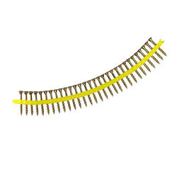 Simpson Strong-Tie Strong-Drive No. 9 S X 2 in. L T25 Yellow Zinc WSV Subfloor Screws 1 pk