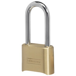 Master Lock 4-1/8 in. H X 2 in. W Steel Resettable Combination Padlock 1 pk