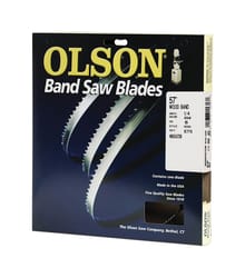 Olson 57 in. L X 0.25 in. W X 0.01 in. thick T Carbon Steel Band Saw Blade 6 TPI Hook teeth 1 pk