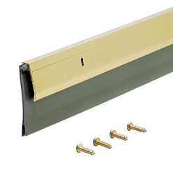 M-D Building Products Gold Aluminum Sweep For Garage Doors 36 in. L X 3/4 in. T