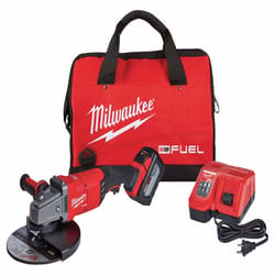 Milwaukee M18 Fuel Cordless 18 V 7 to 9 in. Large Angle Grinder Kit 6600 rpm