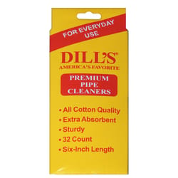 Dill's Smoking Pipe Cleaners Cotton 1 pk
