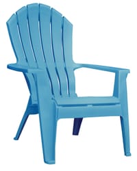Adams RealComfort Pool Blue Polypropylene Adirondack Chair
