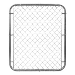 Yard Gard 48 in. H 12 Gauge Galvanized Silver Metal Chain Link Fence Gate