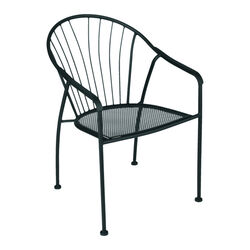 Living Accents Winston Black Steel Chair